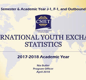 International Youth Exchange Statistics: 2017-2018 Semester & Academic Year Programs J-1, F-1, and Outbound